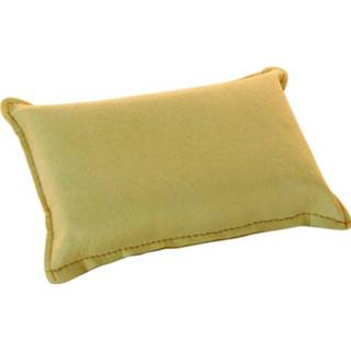 👉 Zeemspon geel 1x Huishoud/schoonmaak zeemsponzen 13 x 9 4 cm - Ramenlappen 8720276270052