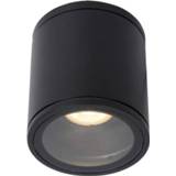 👉 Zwart aluminium Lucide AVEN Plafondspot Rond Badkamer Gu10/50W 5411212221438