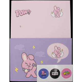 Brief papier BT21 Briefpapier set B - COOKY 8804224199432