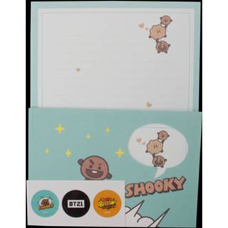 Brief papier BT21 Briefpapier set B - SHOOKY 8804224199463