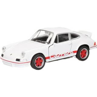 👉 Wit rode metaal Speelgoed Porsche Carrera Rs 1973 Auto 11,5 Cm 8719538240292