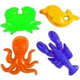 👉 Active zand Oceaan thema speelgoed vormpjes 4 stuks