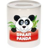 👉 Spaarpot keramiek multikleur kinderen Kinder met spaar panda opdruk - spaarpotten 8719538336063