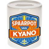 👉 Spaarpot keramiek multikleur kinderen Kinder voor Kyano - naam spaarpotten 8719538344488