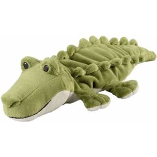👉 Knuffel beest active groen Krokodillen speelgoed artikelen opwarmbare krokodil knuffelbeest 35 cm