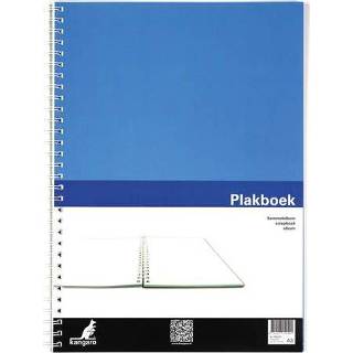 👉 Plakboek blauw Kangaro A3 120Grs 40 Vel, Voorkant 8712127154420