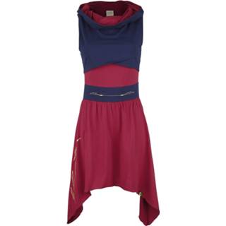 Jurk rood blauw vrouwen m League Of Legends - Xayah Medium-lengte 4064854219946