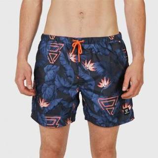 👉 Polyester l male mannen blauw Brunotti Tasker flower ao ss20 mens shorts 2013003850228 2013003850266 8717758720099