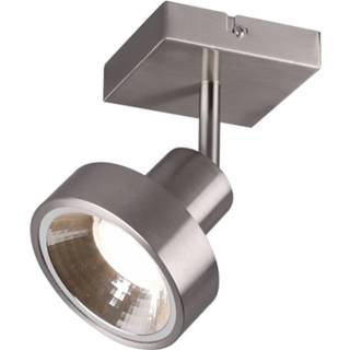 👉 Aluminium zilver LED Plafondspot - Trion Leonida GU10 Fitting 1-lichts Vierkant 6013925137137