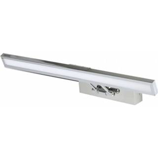👉 Spiegelverlichting aluminium zilver LED - Schilderijverlichting Viron Quala 8W 6013930339311