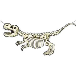 👉 Dino saurus active kinderen Kinderfeestje dinosaurus skelet slinger 152 cm