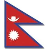 👉 Vlag polyester multikleur van Nepal 90 x 110 cm 8718758304821