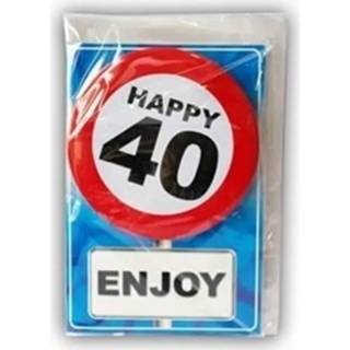 👉 Standaard Happy age card 40 jaar
