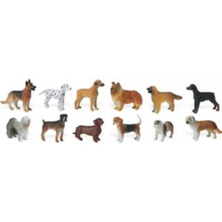👉 Speelgoed figuur plastic kunststof multikleur Figuren Honden 11 Stuks 8718758668534