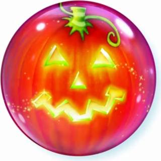 👉 Folie multikleur ballon pompoen 56 cm 8718758686019