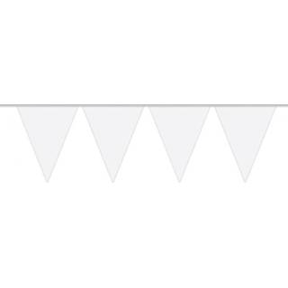 Vlaggenlijn wit kunststof XL 10 meter 8718758955719