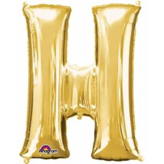 👉 Goud active Grote letter ballon H 86 cm