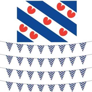 👉 Vlaggenlijn Friesland decoratie pakket met Friese vlag en 4 vlaggenlijnen - 8720147523614