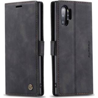 👉 Portemonnee zwart active CaseMe - Samsung Galaxy Note 10 Plus hoesje Wallet Book Case Magneetsluiting 8719793081302