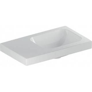 👉 Fontein wit Geberit iCon Light 53x31 cm, zonder kraangat, overloop aflegvlak links, 4025410894557