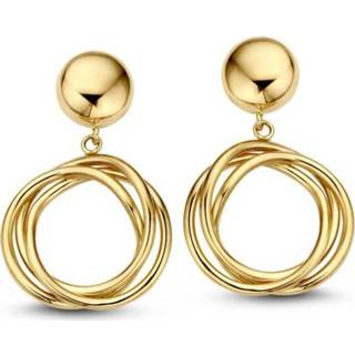 👉 Oorsteker gouden active Excellent Jewelry Oorstekers met Rond Element 8785259695345