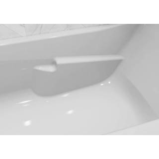 👉 Ligbad wit acryl rechthoekig Aero Confort Allibert Bad 180x80x52 cm Incl. Afvoerdeksel En Poten 3453980935379