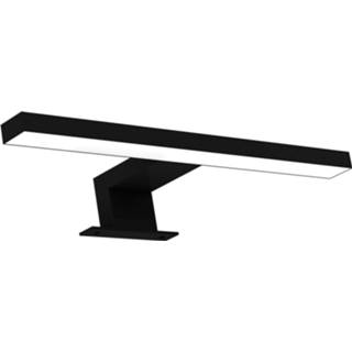 👉 Spiegellamp zwart mat ABS rechthoek rigel LED Allibert 4,8 Watt 30x4,3x10cm 3588560367001