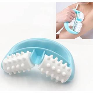 👉 Massager blauw active Body Mini Roller Meridian (Blue Dot)