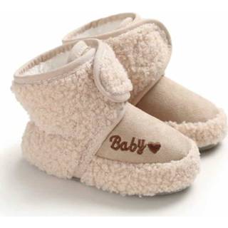 👉 Kaki active baby's peuters Pasgeboren baby van 0-1 jaar oud in herfst en winter Warm houden Zachte onderkant Peuterschoenen, maat: binnenlengte 12 cm (kaki)