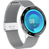 👉 Smartwatch zilver active ZL03 1.3 inch IPS kleurenscherm IP67 waterdicht smartwatch, ondersteuning slaapmonitor / hartslagmeter bloeddrukmeter, stijl: stalen band (zilver)