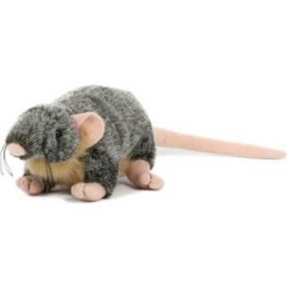 👉 Pluche rat/muis knuffel 18 cm speelgoed