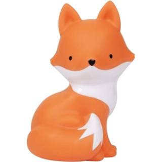 👉 Nachtlamp oranje wit PVC Vos 15,3 cm oranje/wit 8719715000060