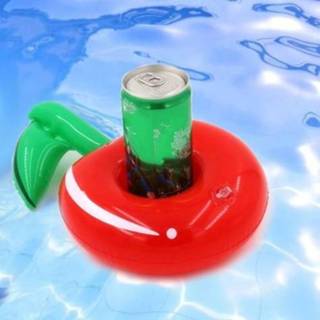 👉 Bekerhouder active 10 STKS Cherry Opblaasbare Coaster Water Drijvende Drinken