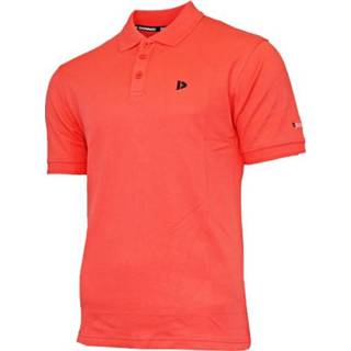 Polo shirt active mannen oranje Donnay Heren - Noah Perzik 8717528136464