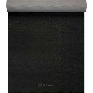 👉 Gaiam 2-Color Yoga Mat - 4 mm - Granite Storm