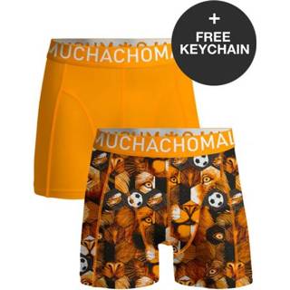 👉 Boxershort elastaan male print jongens Muchachomalo 2-pack boxershorts boys football incl. keychain 8718168876093