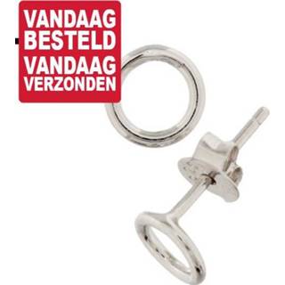 👉 Oorknop zilver active Mini Opengewerkte Cirkel Oorknoppen van Gerhodineerd