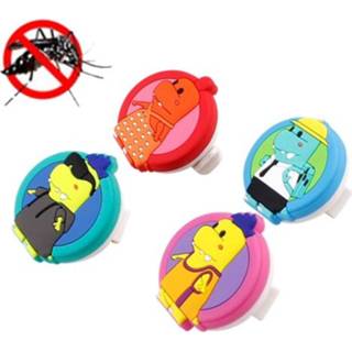 👉 Hoofddeksel active kinderen QW00085 3 STKS Zomer Cartoon Plantaardige Essentiële Olie Muggen Clip Student Outdoor Muggenmelk Gesp Hoofddeksels Kleur Willekeurige Levering