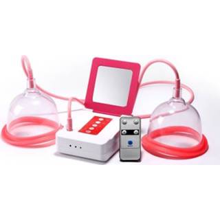 👉 Afstandsbediening active Draagbaar USB-oplaadkist Elektrisch massage-instrument, stijl: (B-cup)