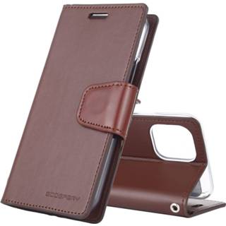 👉 Dagboek bruin active Voor iPhone 11 MERCURY GOOSPERY SONATA Horizontale flip lederen tas met houder&kaartsleuven en portemonnee (bruin)