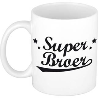 👉 Beker active Super broer cadeau mok / sterren 300 ml