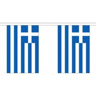 👉 Vlaggenlijn polyester multikleur Luxe vlaggenlijnen set van Griekenland 27 meter - Griekse vlag 8720147351002