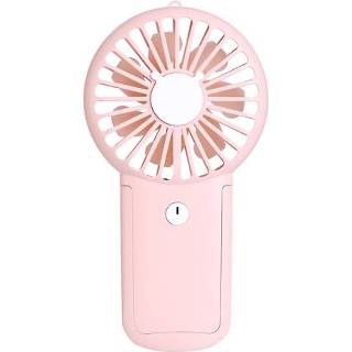 👉 Telefoonhouder roze active kinderen P9 Mobiele Mini-ventilator Buiten Hangende nek USB-ventilator (roze)