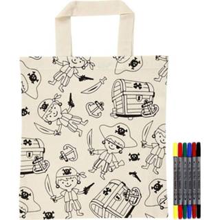 👉 Stift active Kleurpakket tasje piraat met stiften