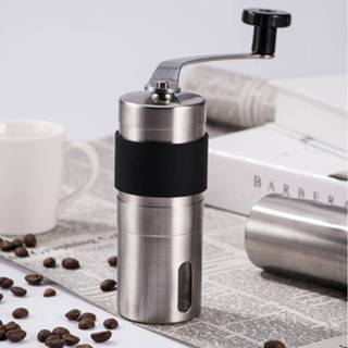 👉 Portable Conical Burr Mill Manual Stainless Steel Hand Crank Coffee Bean Grinder, Capaciteit: 30g