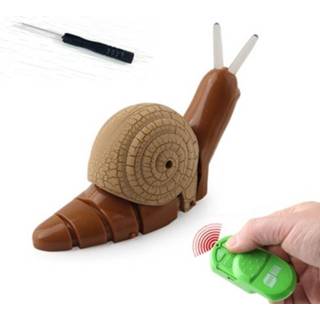 👉 Afstandsbediening grijs active kinderen 7701 Elektrische Infrarood Slak Simulatie Lastig Huisdier (Grijs)