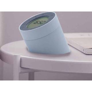 👉 Wekker grijs active Simple Home Creative Multifunctioneel opladen Traploos dimmen Nachtlampje (grijs)