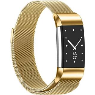 Milanese band zilver Strap-it® Fitbit Charge 2 (zilver) 7424908427432