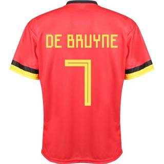 Voetbalshirt polyester voetbalshirts rood kinderen Belgie De Bruyne Thuis 2020-2021 Kids - Senior