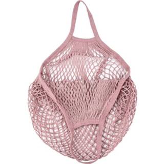 👉 Boodschappentas roze vrouwen 2 PC'S mesh herbruikbare string fruit opslag handtas Totes winkelen netto geweven tas winkel kruidenier tote (roze) 8226890382077